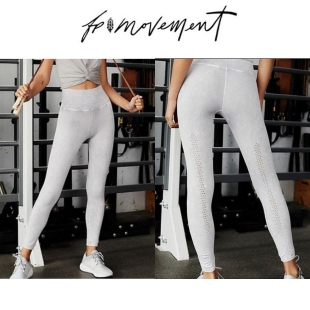 Free People High-Rise 7/8 Length Good Karma Leggings